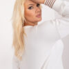 Ecru plus size mikina CUFFELLE