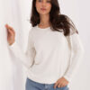 Ecru plus-size top COMFOREL
