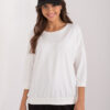 Ecru plus size tričko WHISPERA