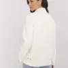 Ecru alpaka bunda na zip – CALONA