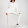 Ecru casual komplet s mikinou – AZARIA