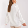 Ecru zateplená oversize mikina – HILIRA