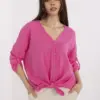 Neonově růžová mušelínová košile ITALY MODA – OLINDA