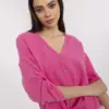 Neonově růžová mušelínová košile ITALY MODA – OLINDA