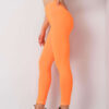 Fluo oranžové sportovní legíny Leffy – SYRESSA