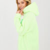 Fluo zelená oversize mikina s kapucí – AVRLIA