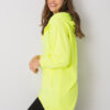 Fluo žlutá mikina Olive s kapucí – DORARA
