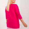 Fuchsiový plus size top PINKFLORA