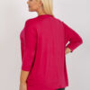 Fuchsiový plus size top VISCARIA