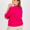 Fuchsiová plus size mikina DREAMARA