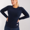 Námořnicky modrý top LINEARA plus size
