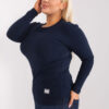 Námořnicky modrý top LINEARA plus size
