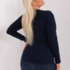 Námořnicky modrý top LINEARA plus size