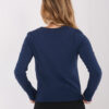 Námořnicky modrý basic top VELURIA