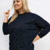 Námořnicky modrý plus-size top CURVESSA