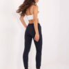 Tmavě modré basic joggery s vázáním – GRAISSA