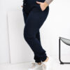 Tmavě modré plus-size tepláky s kapsami – DELENNA