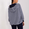 Tmavě modro-bílý třídílný casual komplet – PHILOMENA