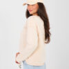 Světle béžová oversize mikina NATURAL SIDE – BERILIA