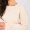 Světle béžová oversize mikina NATURAL SIDE – BERILIA