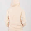 Světle béžová oversize mikina na zip NATURAL SIDE – AVRINA