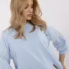 Světle modrá dlouhá mikina ARTESIA