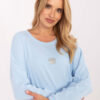 Světle modrý basic top MODELINE
