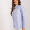 Světle modrá oversize košile BY POMMES LIFE – ALDORIA