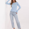 Světle modrý basic top AMERELLE