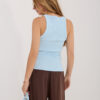 Světle modrý basic top LORENZIA