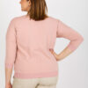 Světle růžová plus size mikina PINKSCRIPT