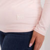 Světle růžový top LINEARA plus size