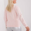 Světle růžová plus size mikina CALMERA