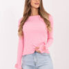 Zářivě růžový basic top AMERELLE