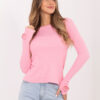 Zářivě růžový basic top AMERELLE