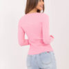 Zářivě růžový basic top AMERELLE