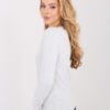 Světle šedý basic top VELURIA