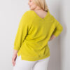 Limetková plus size mikina Alexandria – DORENA