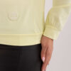 Světle žlutá plus size mikina CALMERA