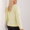 Světle žlutá plus size mikina CALMERA