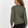 Khaki prošívaná bomber mikina – RINALIA