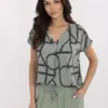 Olivově khaki halenka MOSAELLE