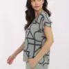 Olivově khaki halenka MOSAELLE