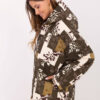 Khaki oversize bunda s kapucí – QUIRAELLE
