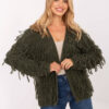 Khaki boho kardigan SEHER Rue Paris