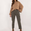 Khaki cargo kalhoty OCH BELLA – DALINA