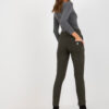 Khaki basic tepláky s elastickým pasem – GRAORIA