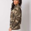 Khaki maskáčová bavlněná bunda – LORIAIVA