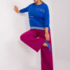 Kobaltová plus size mikina SIGNATTA
