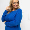 Kobaltový plus-size top PETITARA